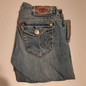 MEK Denim Women's Cuffed Capri Jeans Size 25